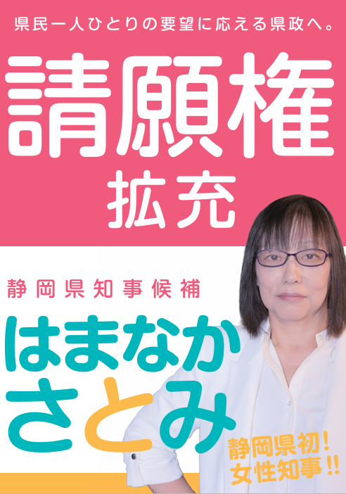 静岡県知事選候補はまなかさとみが知って得する請願権の情報を憲法学の清水教授に伺いました。